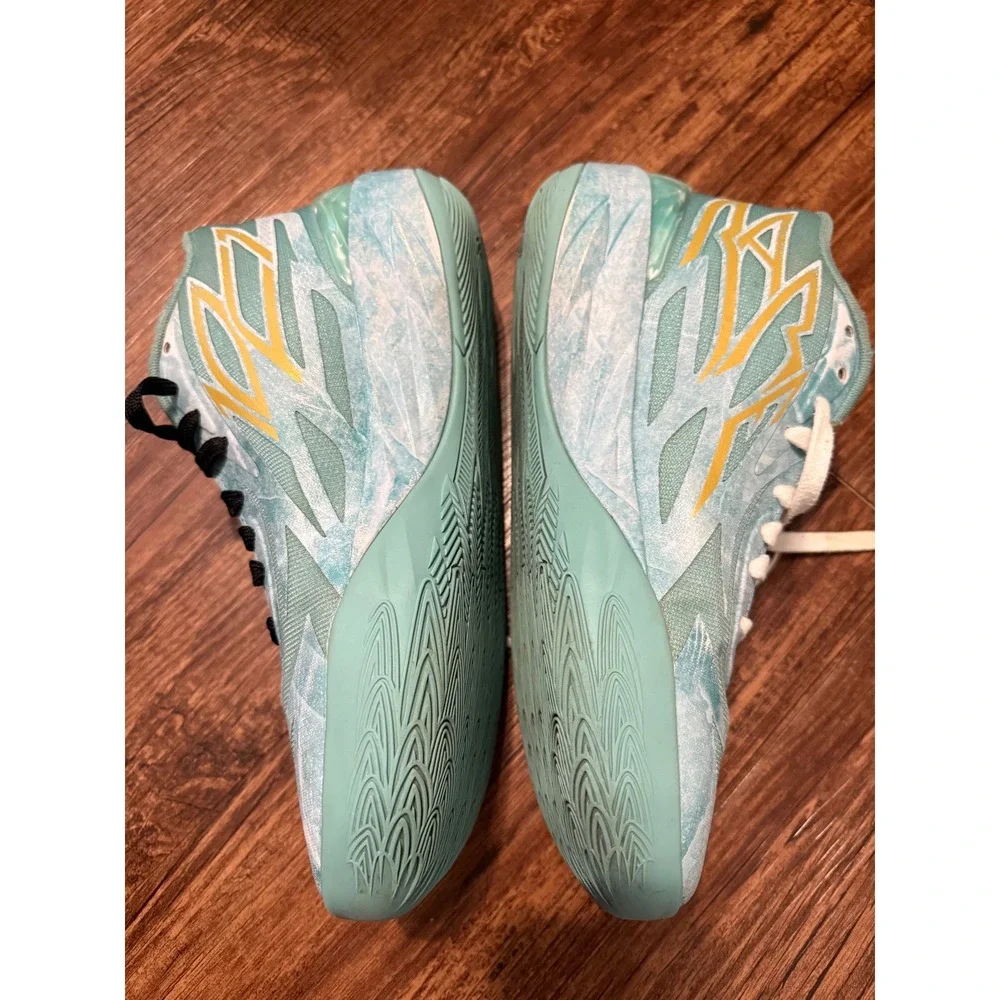 Puma MB.02 LaMelo Ball Phenom Teal Basketball Shoes 378284-01 Mens 8 Womens 9.5‎